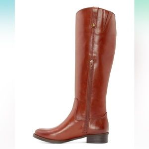 INC International Concepts Womens Fawne Leather Closed Toe Cognac